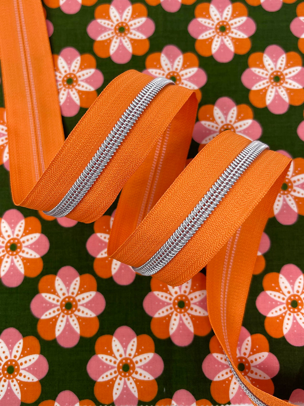Thumbnail: #5 Nylon Zipper Tape - SUMMER ORANGE