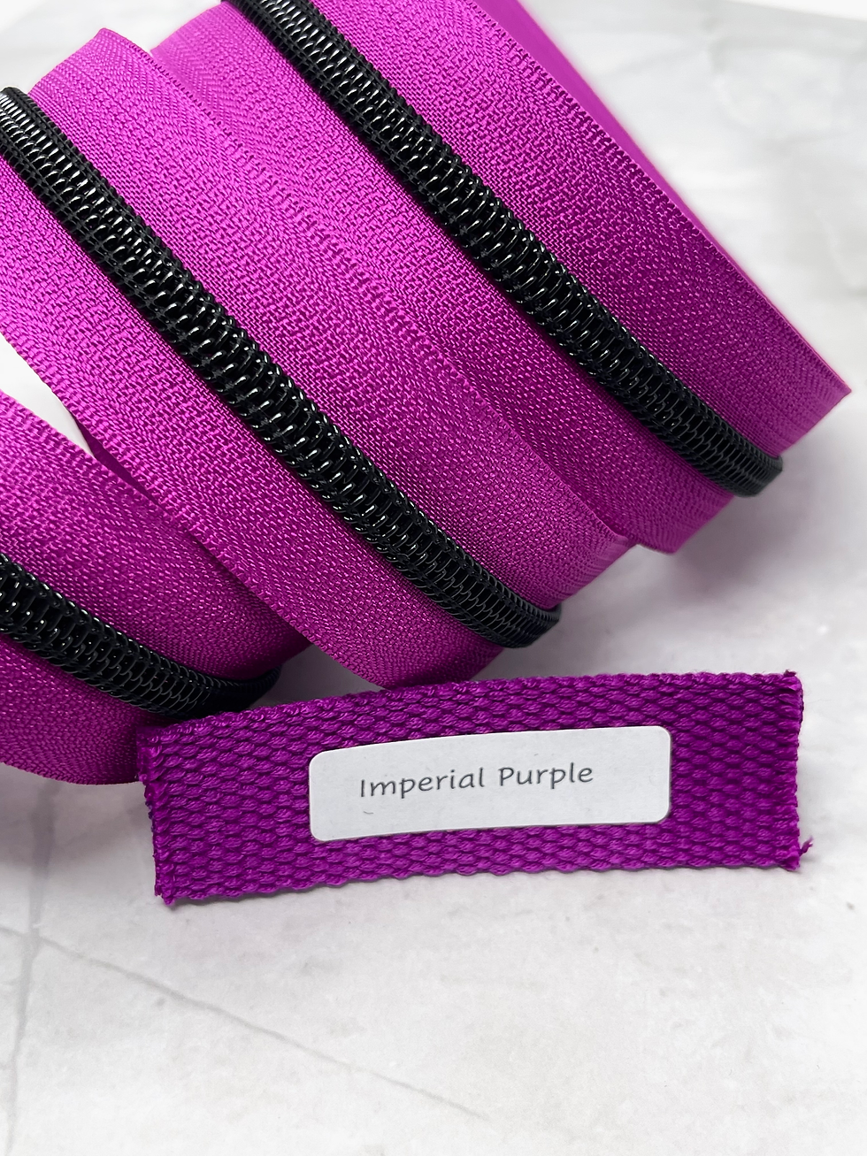 Thumbnail: #5 Nylon Zipper Tape - VIVID IMPERIAL PURPLE