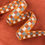 Thumbnail: 1” (25mm) Check Mate Webbing - ORANGE & GREY