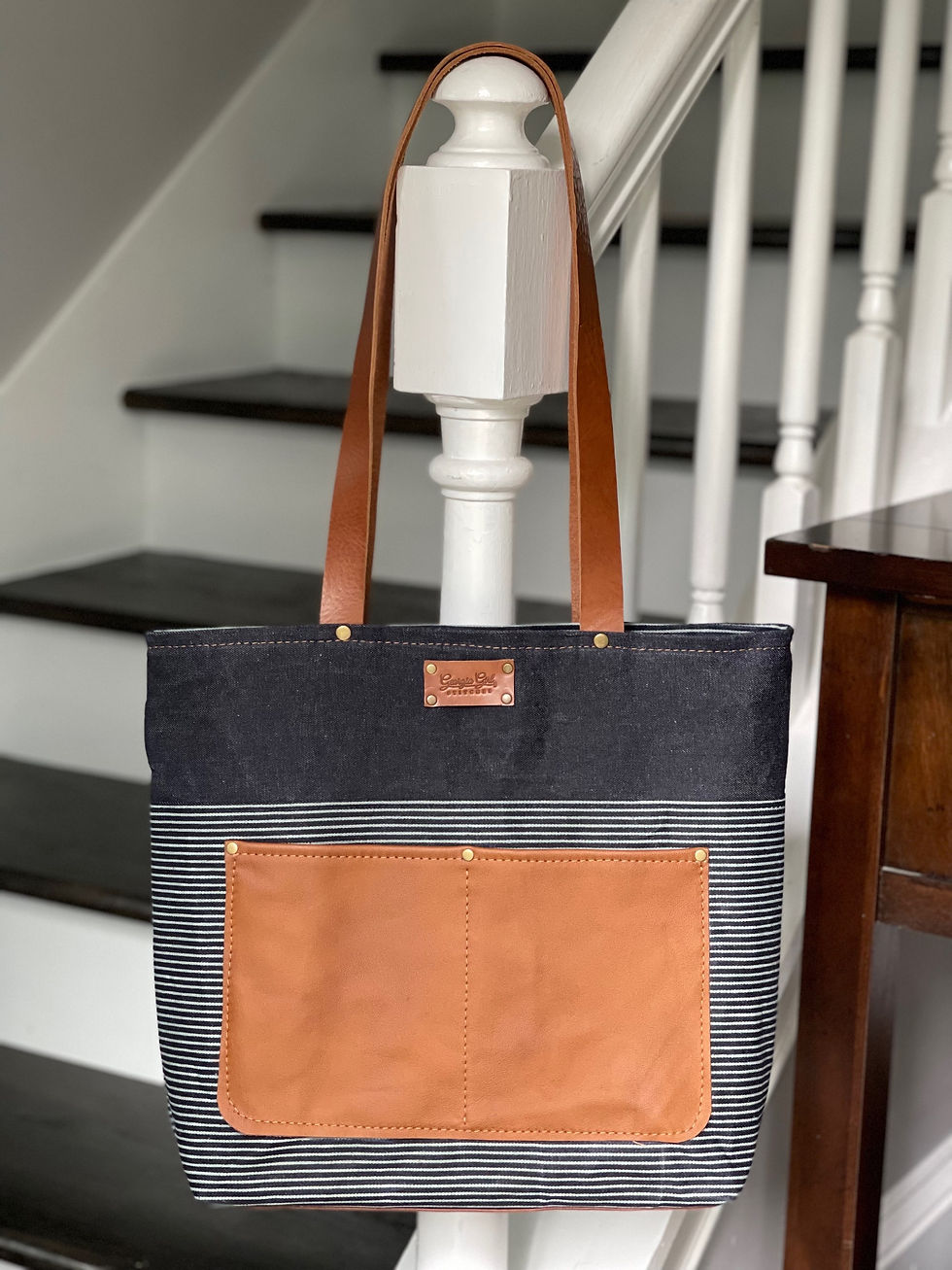 Thumbnail: Olivia Carryall Tote PDF Sewing Pattern (Domestic Machine Friendly)