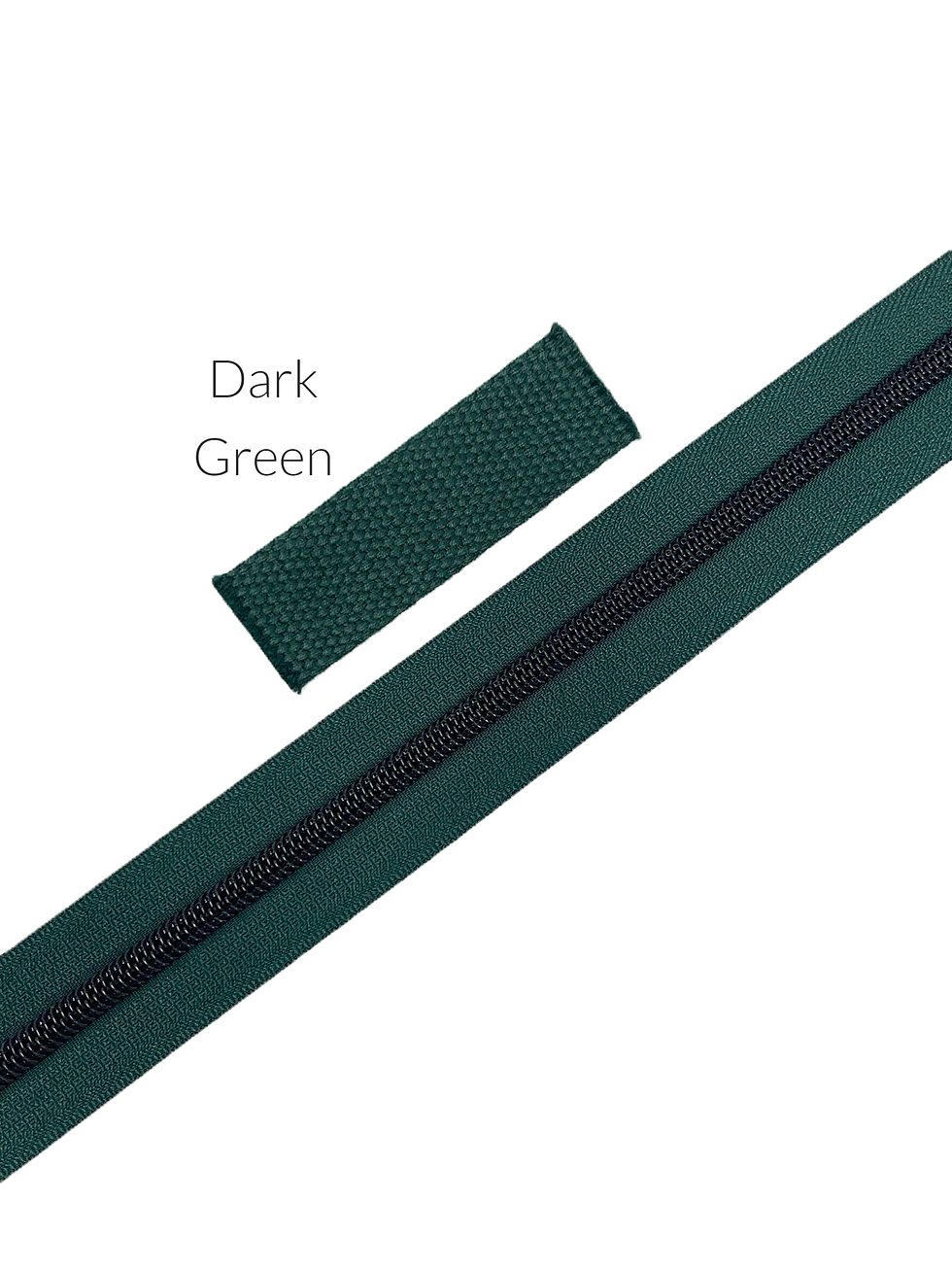 Thumbnail: #5 Nylon Zipper Tape -DARK GREEN