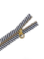 Thumbnail: #5 Nylon Zipper Tape - CHEVRON (BLACK & WHITE)