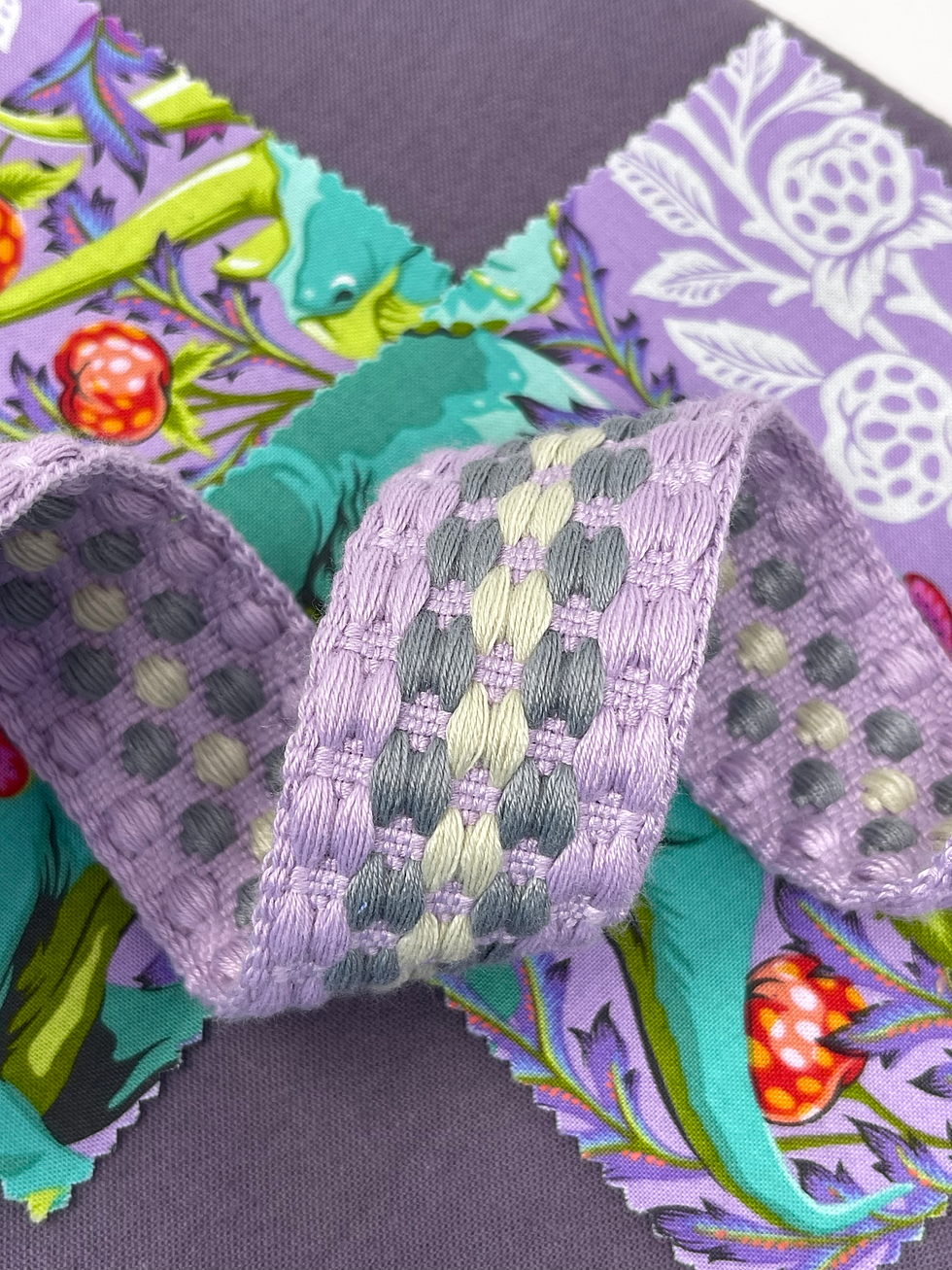 Thumbnail: 1½” (38mm)  Cassidy Webbing - LAVENDER DREAM