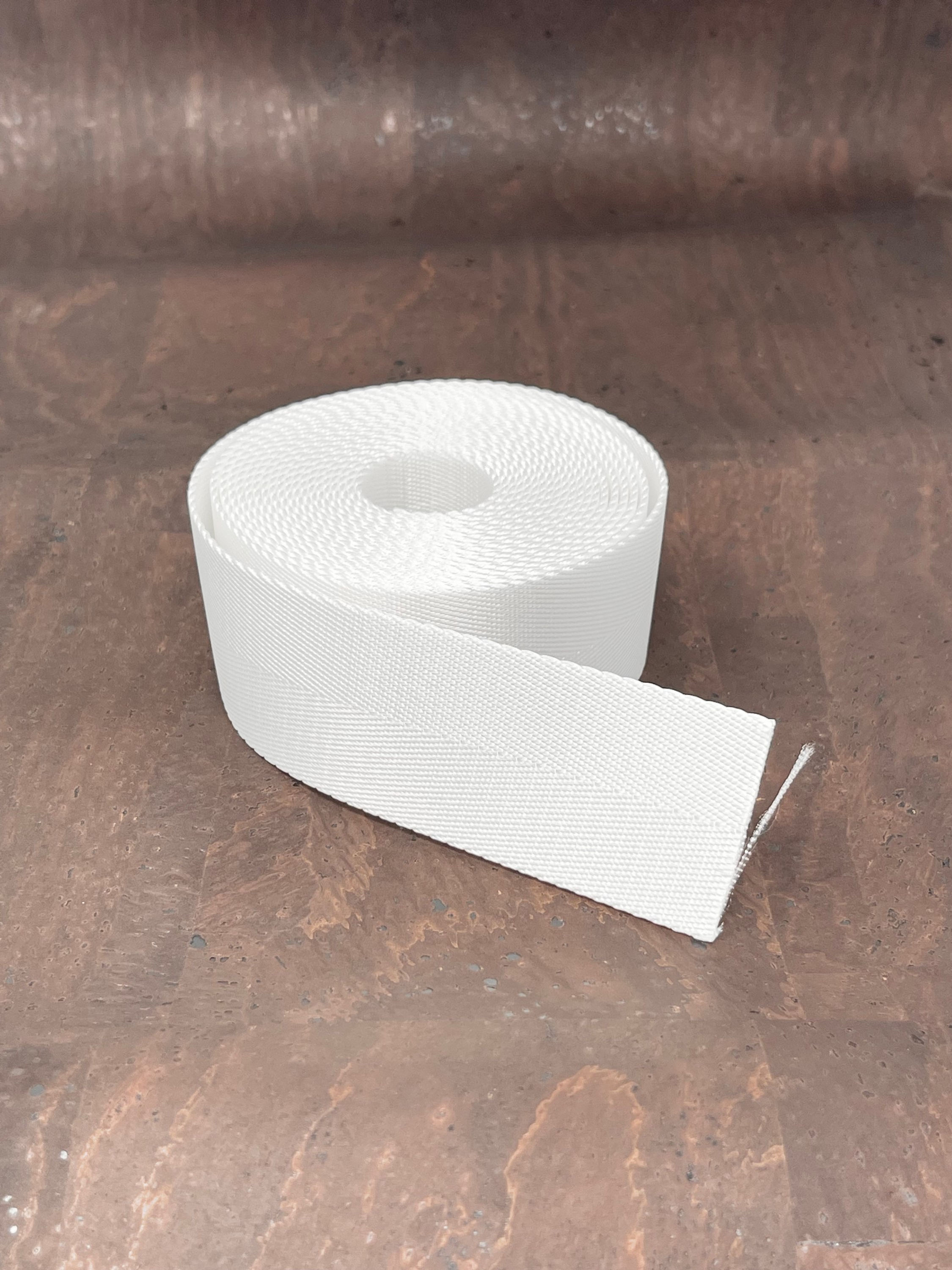 Nylon Webbing - WHITE