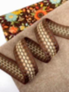 1½” (38mm)  Maddox Webbing - CHOCOLATE PRISM