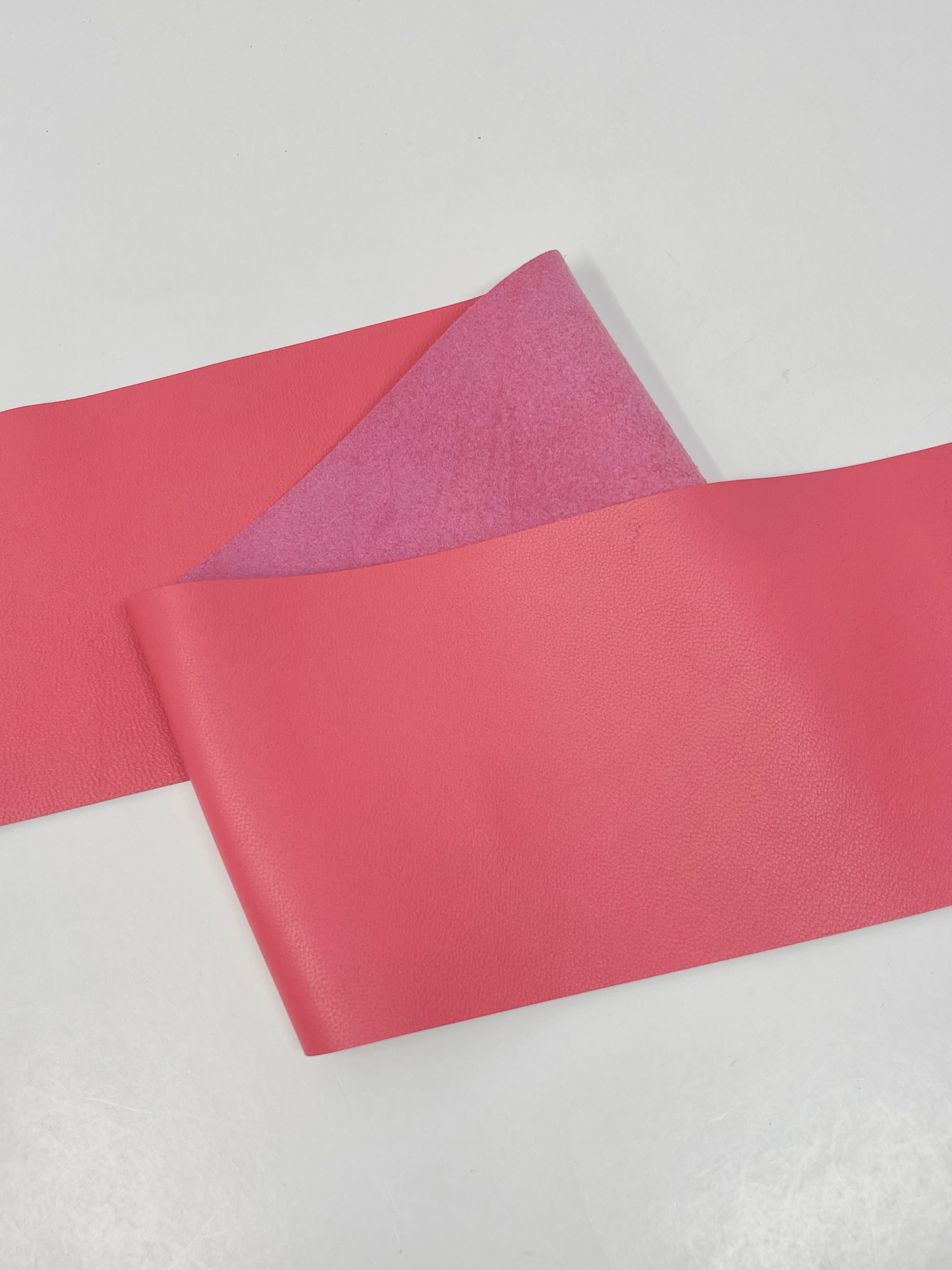 Lambskin Leather Panel - ATLANTIC PINK