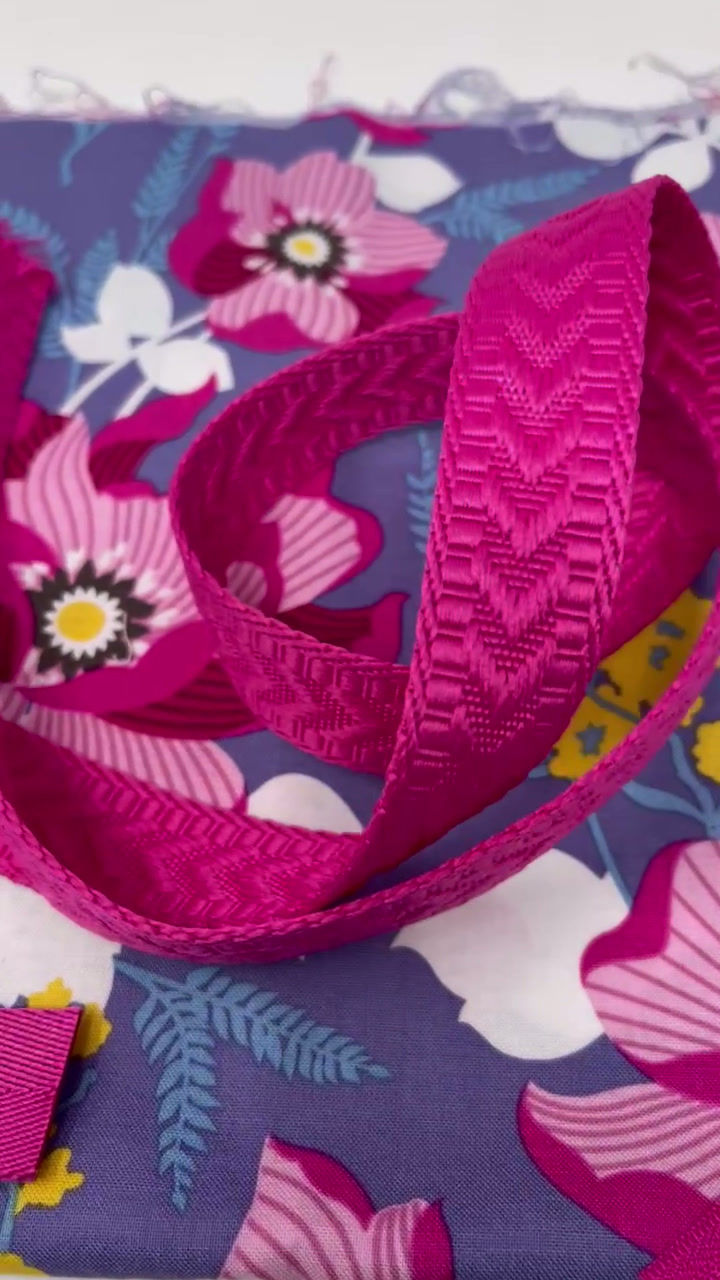 Thumbnail: 1” (25mm) Aspen Webbing - DASHING PINK