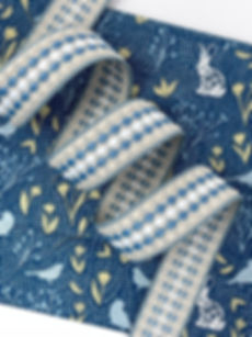 1½” (38mm)  Maddox Webbing - STEEL BLUE PRISM