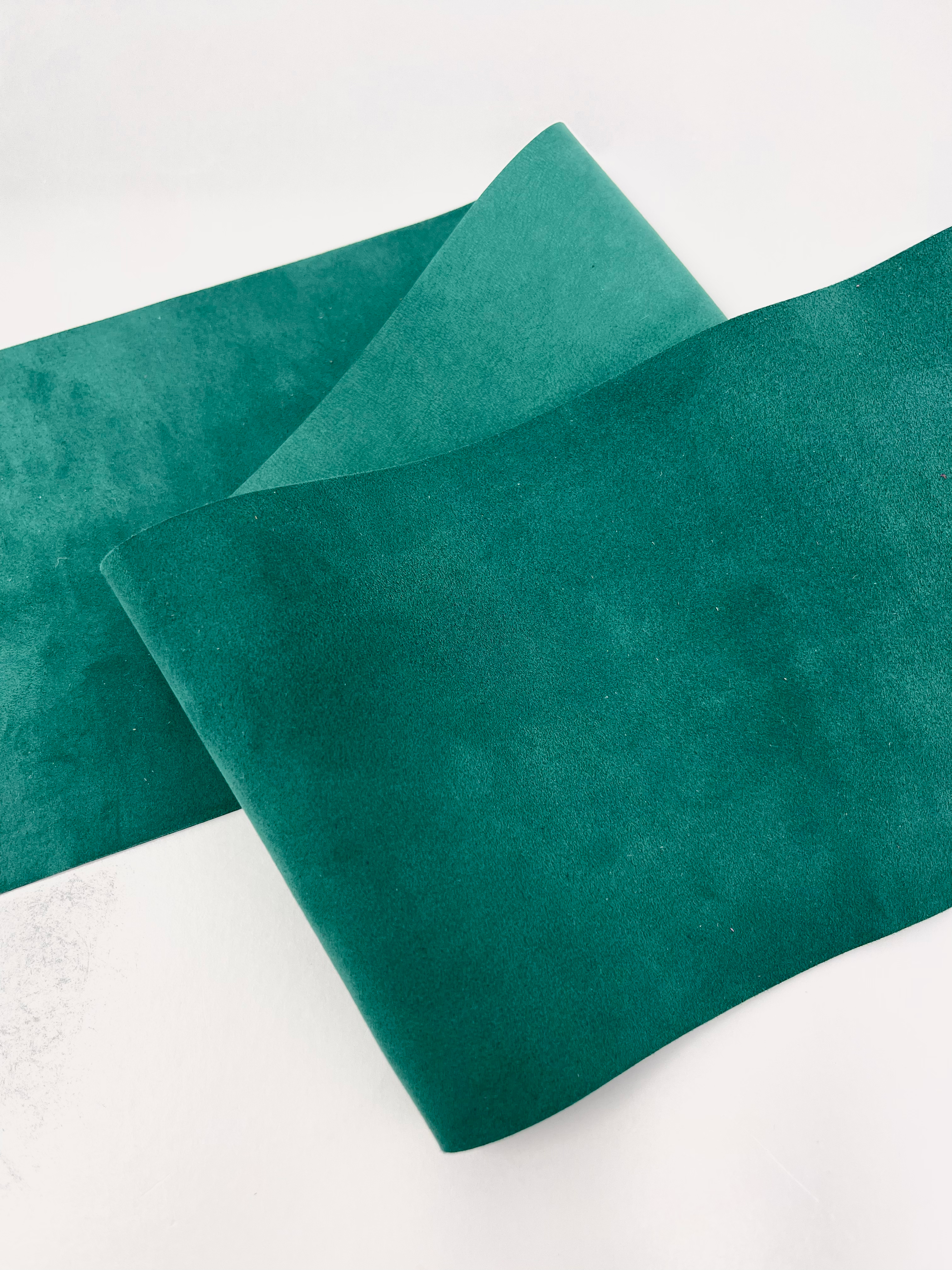 Lambskin Leather Panel - PARROT GREEN (Suede)