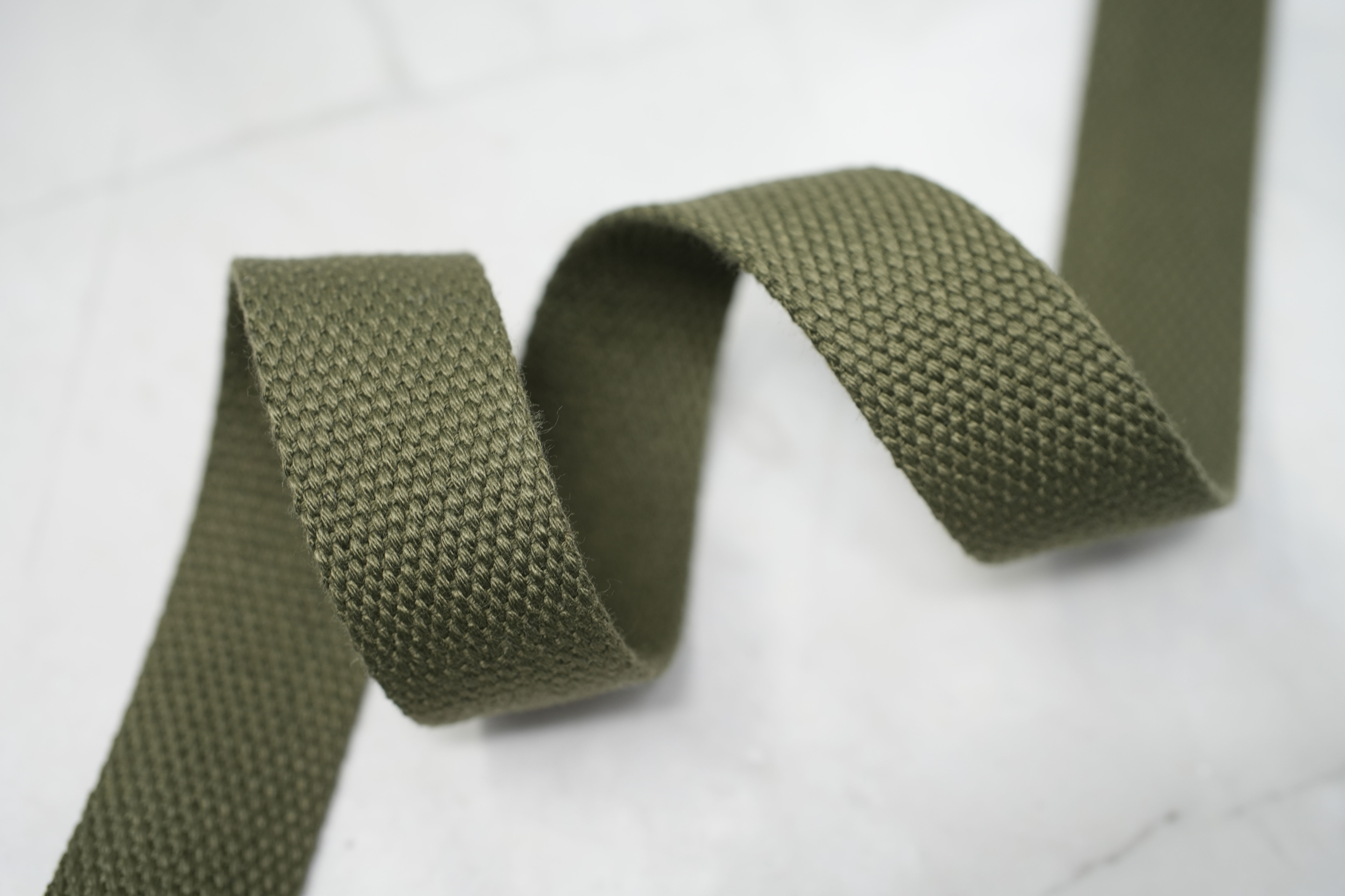 Cotton Poly Webbing - CYPRESS