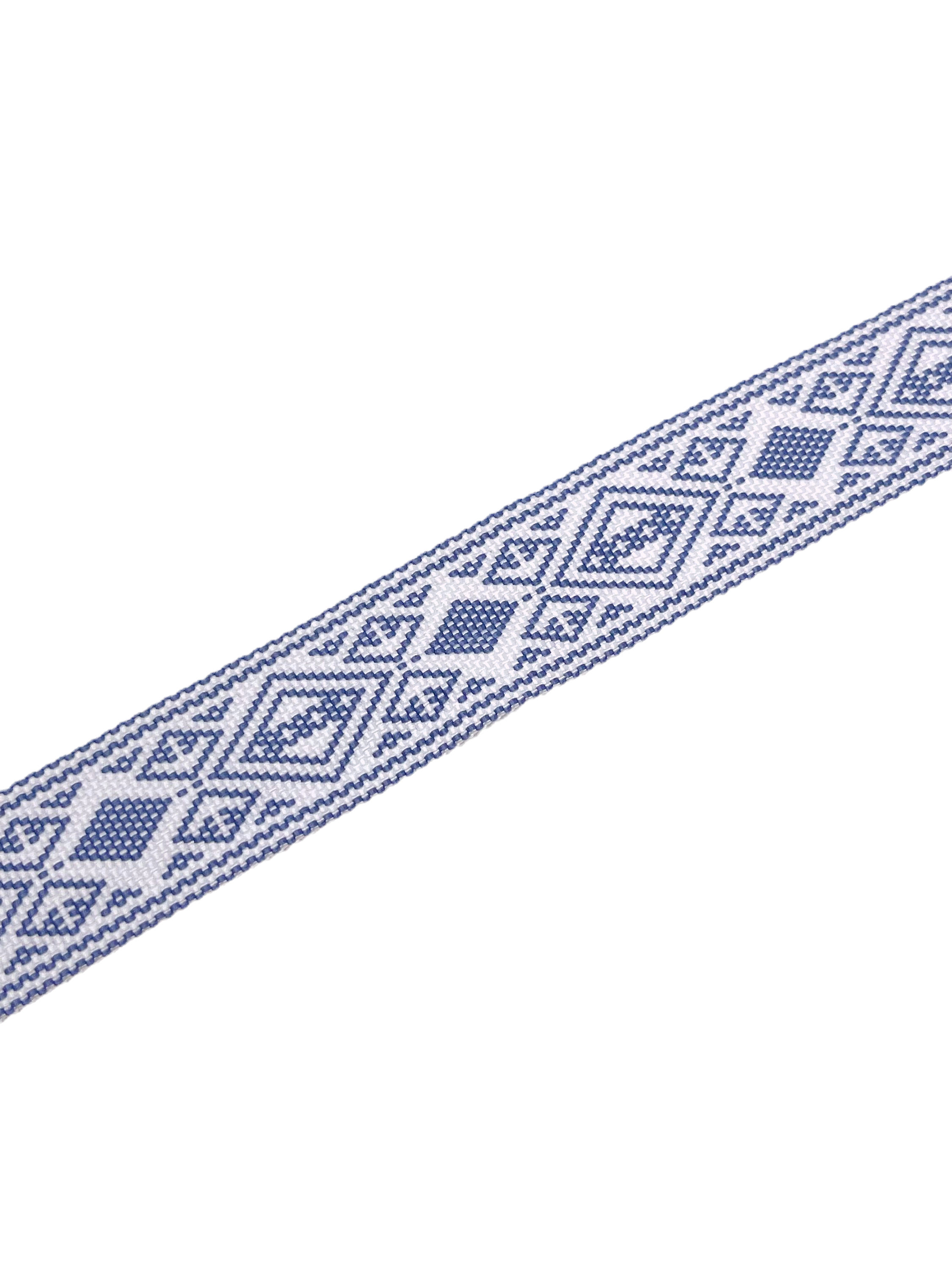 1 ½” Santa Fe Webbing (38mm) - TURKISH BLUE