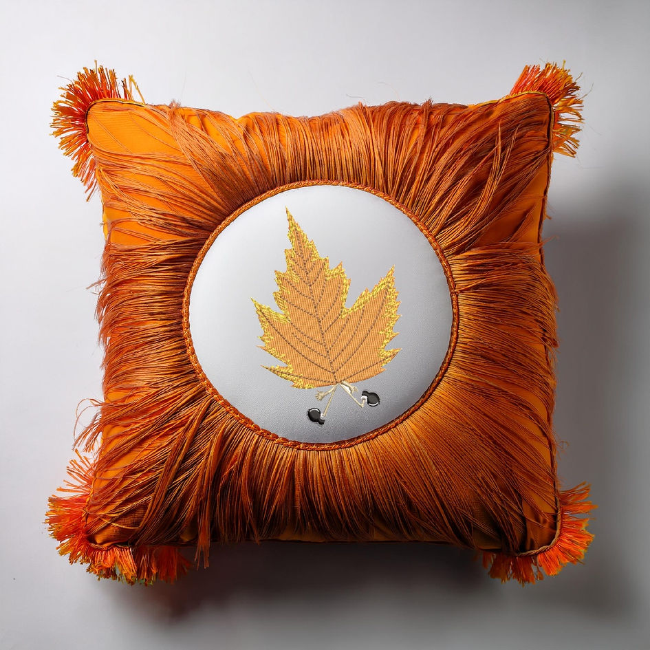Thumbnail: Mr Maple Leaf - Fall Canada - Machine Embroidery Hoop Design ITH
