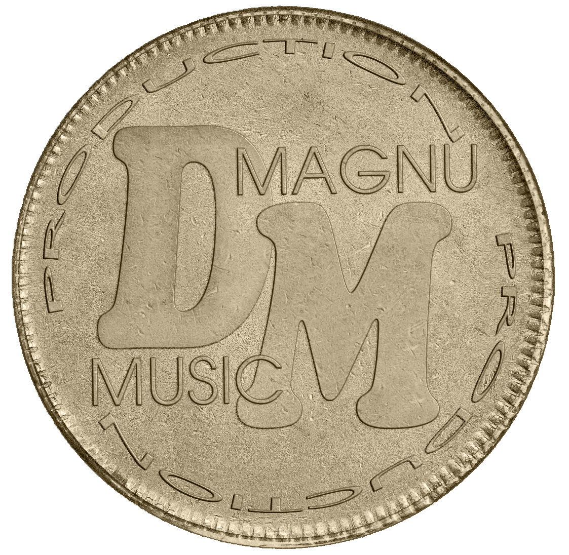 magnu music COIN 03 soft gold no shine c