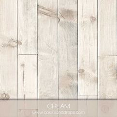 Décors photo planches bois claires, texte CREAM, www.colourandcream.com.