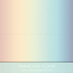 Dégradé pastel doux "RAINBOW FLOOR" aux couleurs arc-en-ciel, décors pour séance photo.