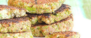 Galettes de poireaux et flocons d'avoine