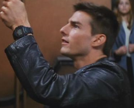 Tom Cruise wearing Casio DW290 watch in Mission Impossible