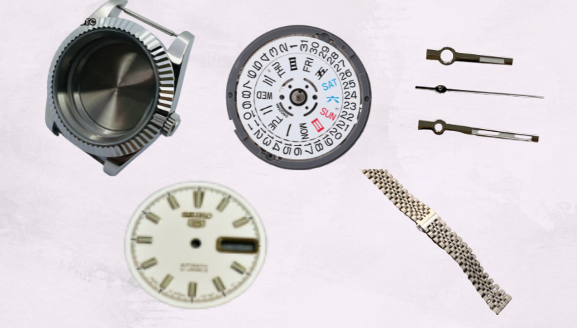 Seiko 5 Rolex Datejust Mod Parts