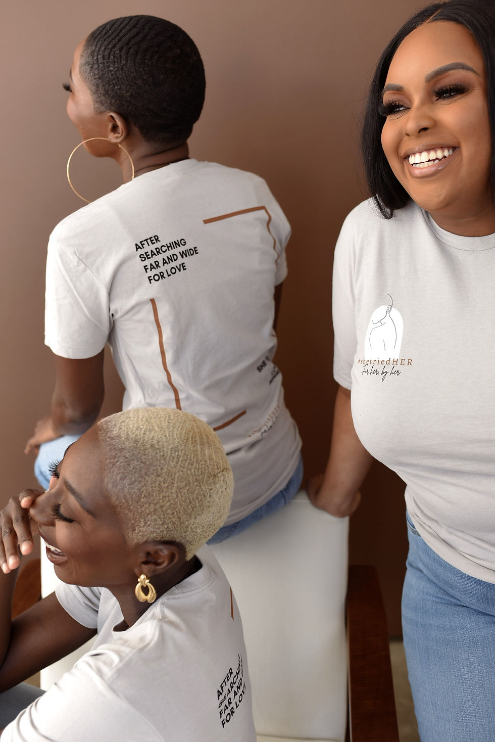 Logo tee by shetriedHER