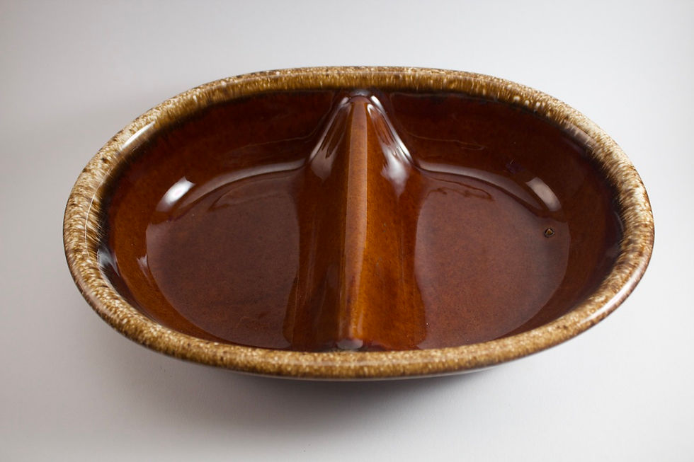 Bowl rústico dividido