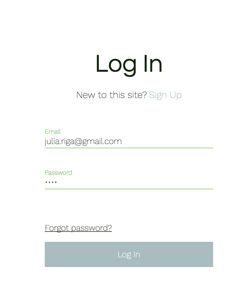 ZAO invest log in details