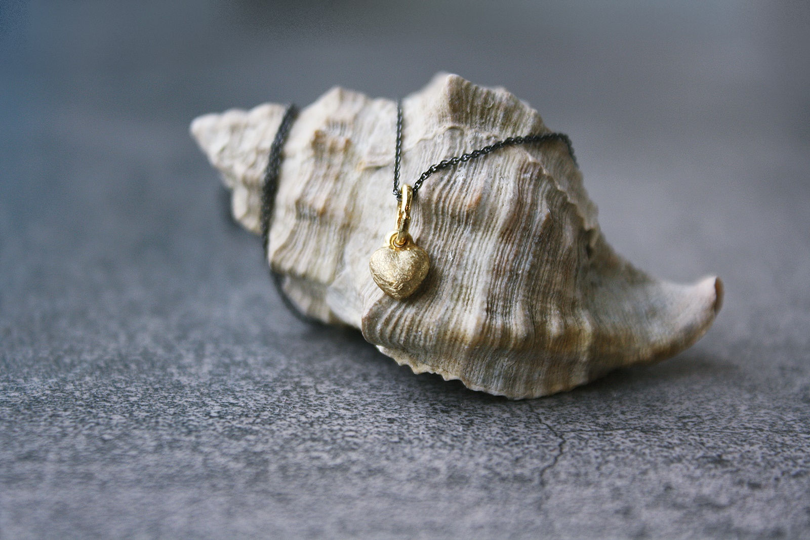 Herzanhänger 333/-Gelbgold