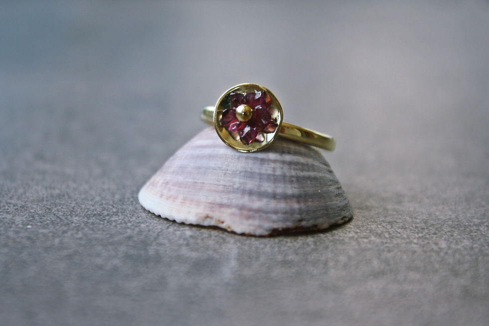 Miniaturbild: Granatring "Geranium Aurum"