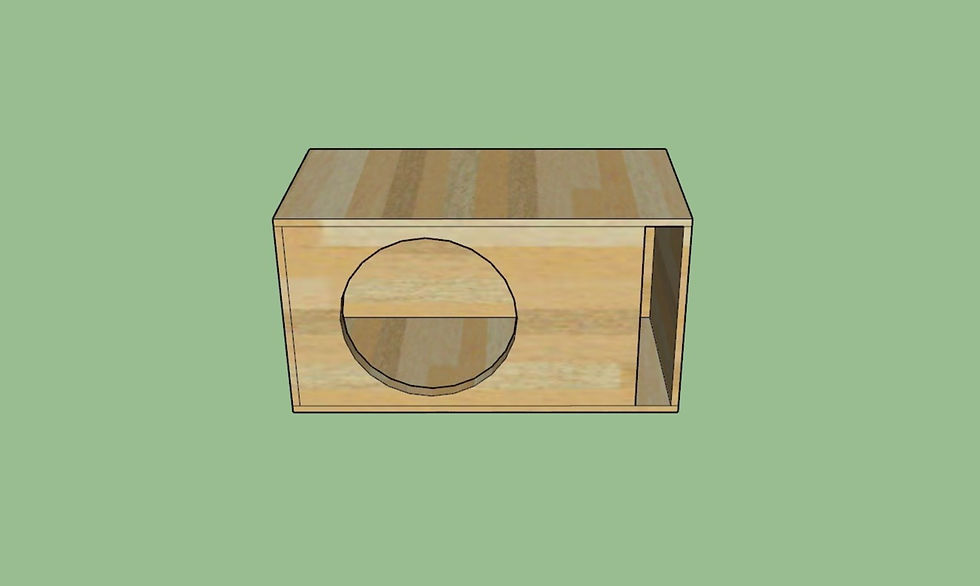 Ported 18 inch Subwoofer Box Design Subwoofer Box Design