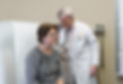 IHCRC Provider examining elder gerontology patient
