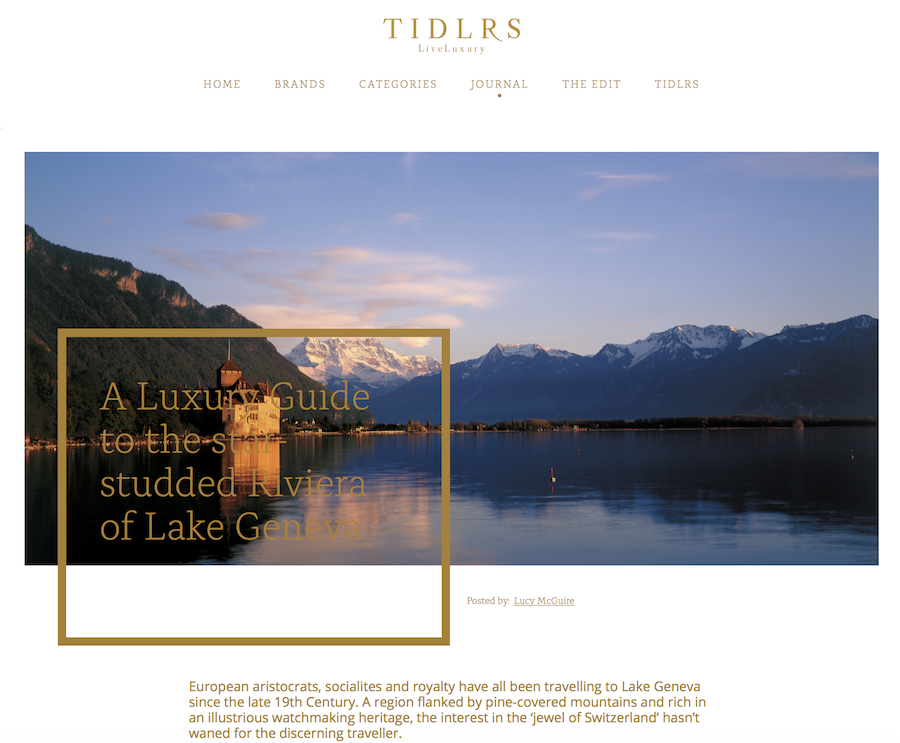 Luxury Guide to Lake Geneva