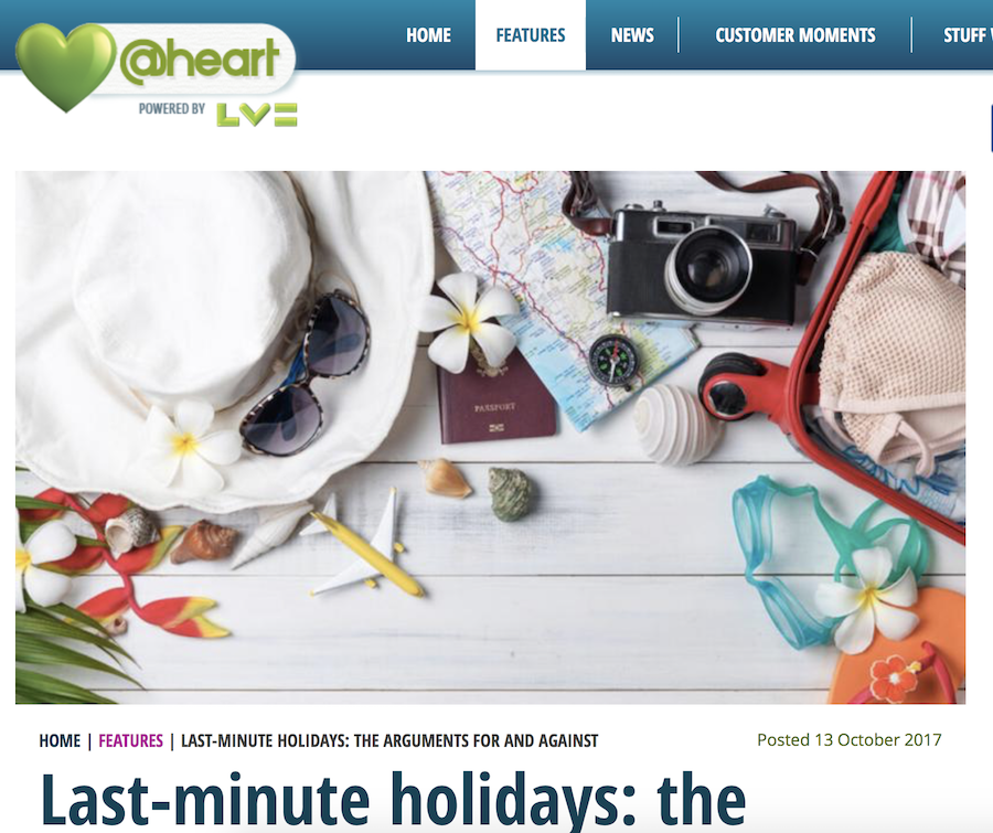 Last-minute holidays