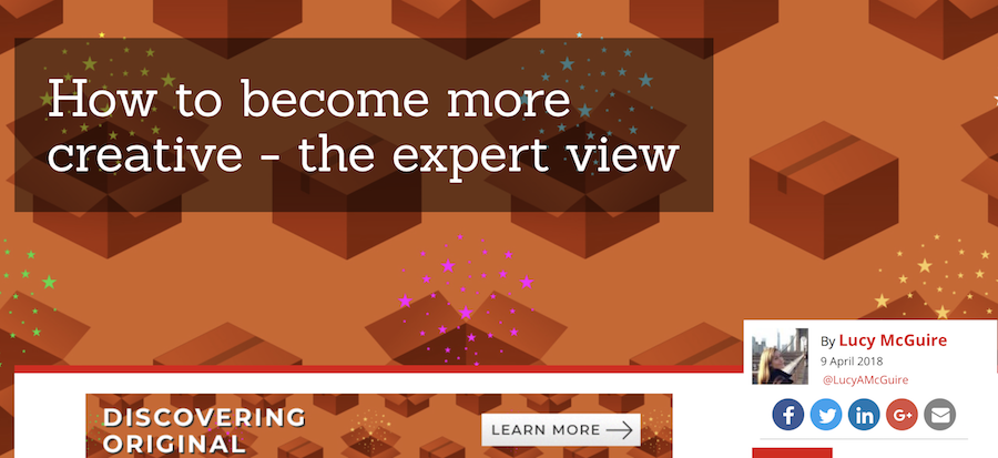 How to become more creative