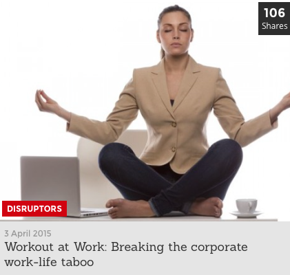 Workout at Work: Breaking the Taboo