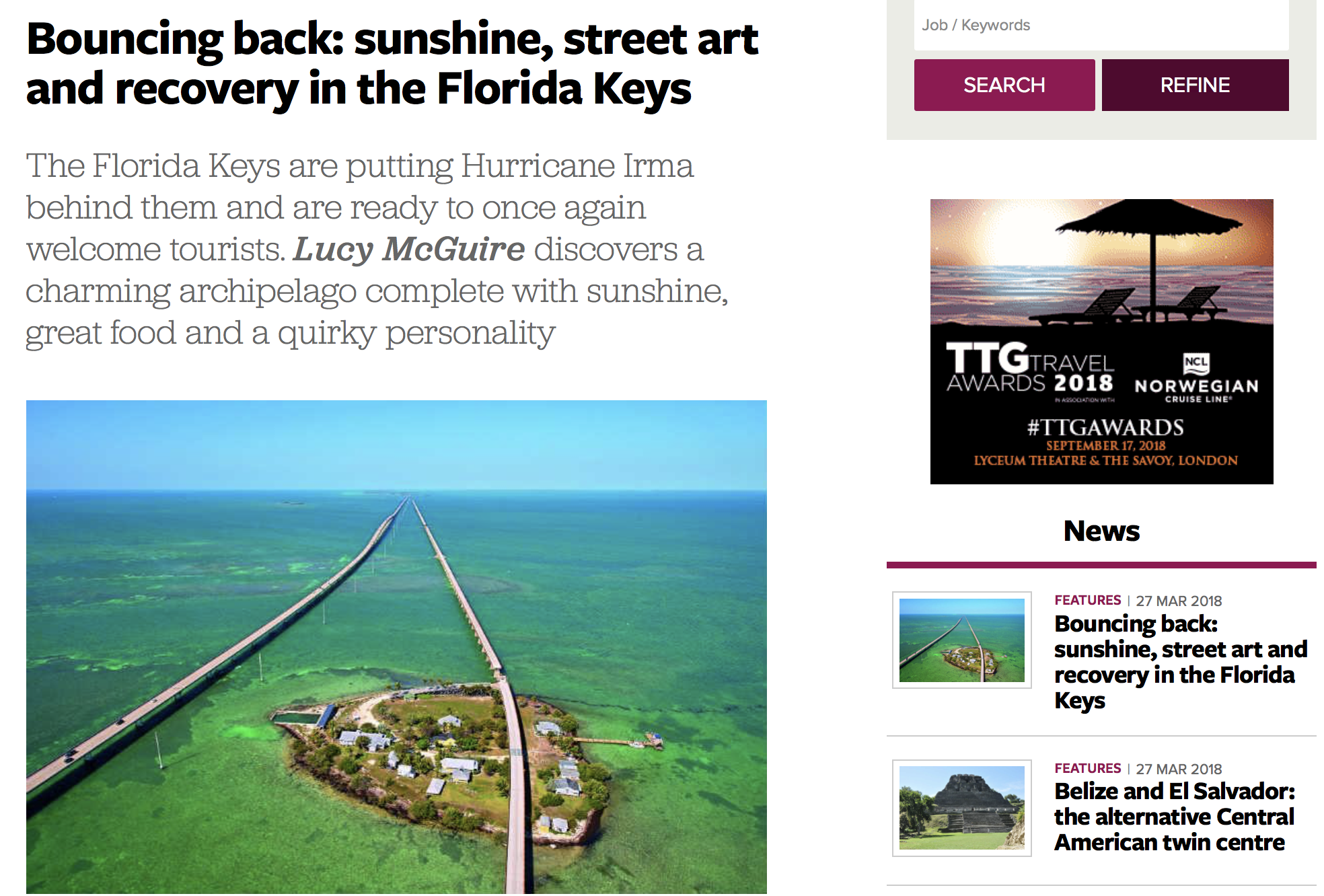 Florida Keys Bounce Back