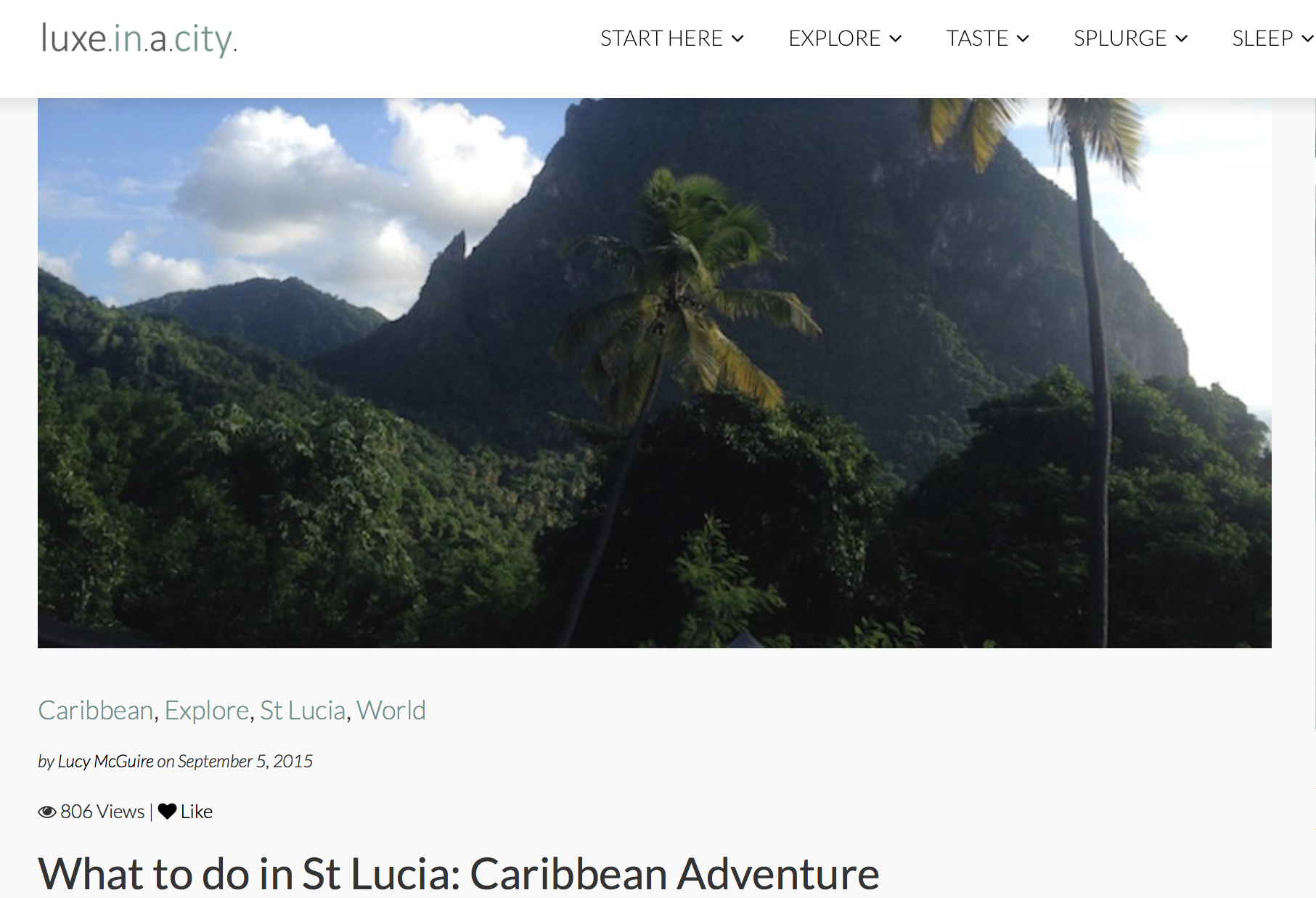 What to do in St Lucia Caribbean Adventure