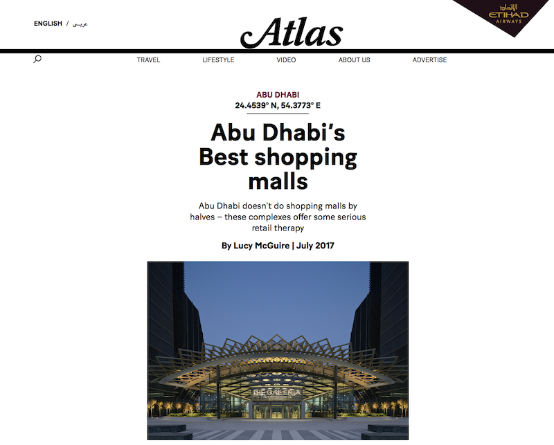 Abu Dhabi's Best shopping malls