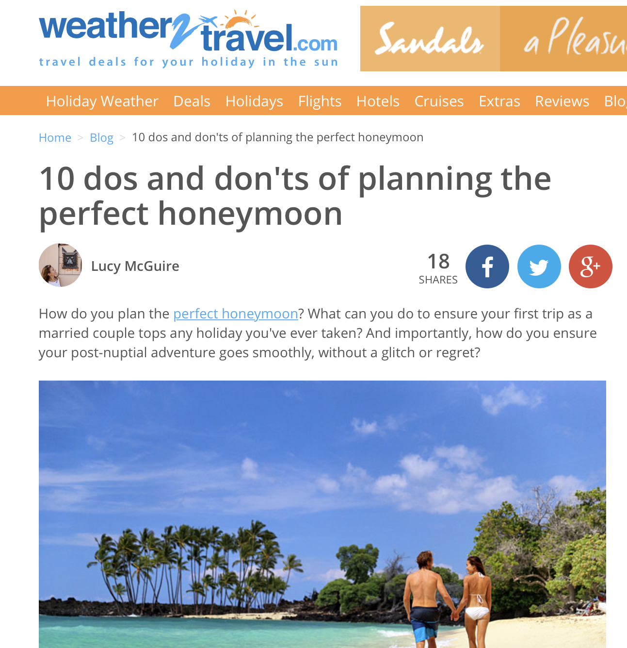 10 honeymoon planning tips