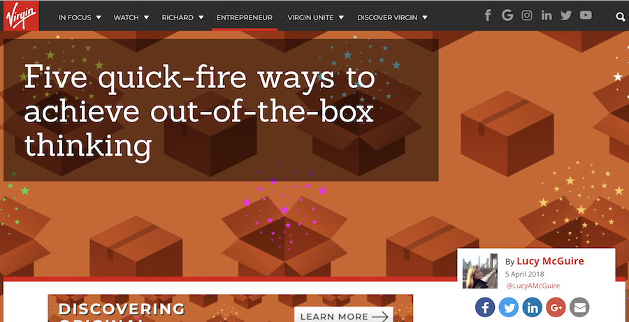 5 tips for out-of-the-box thinking