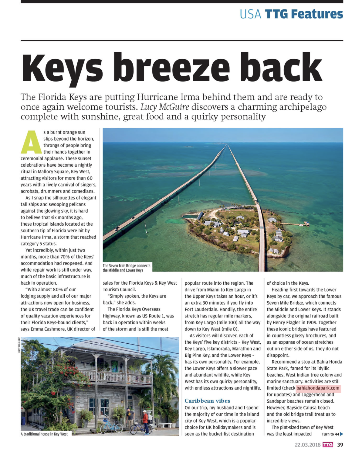 Keys Breeze Back