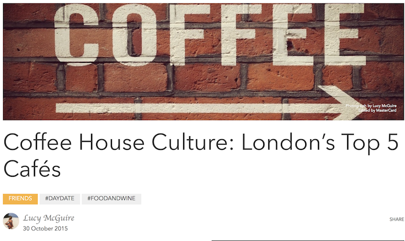 Top 5 Coffee Shops in London