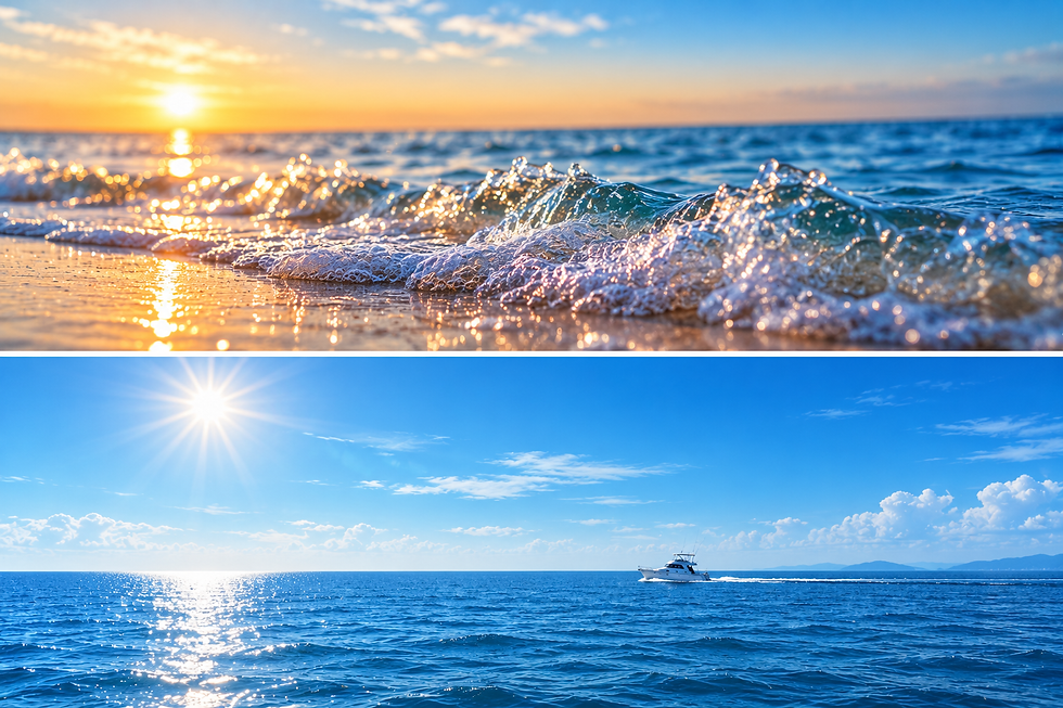 同じ海でも、二度と同じ景色はありません
