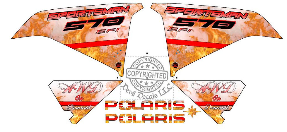 Miniaturbild: Sportsman 570/450 Graphics Kits