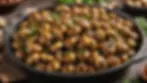 Marinated Mushrooms Ready for Grilling