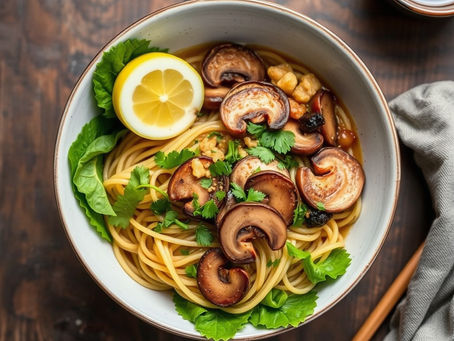 Savory Mushroom Noodle Bowl: A Quick and Delicious Weeknight Meal!