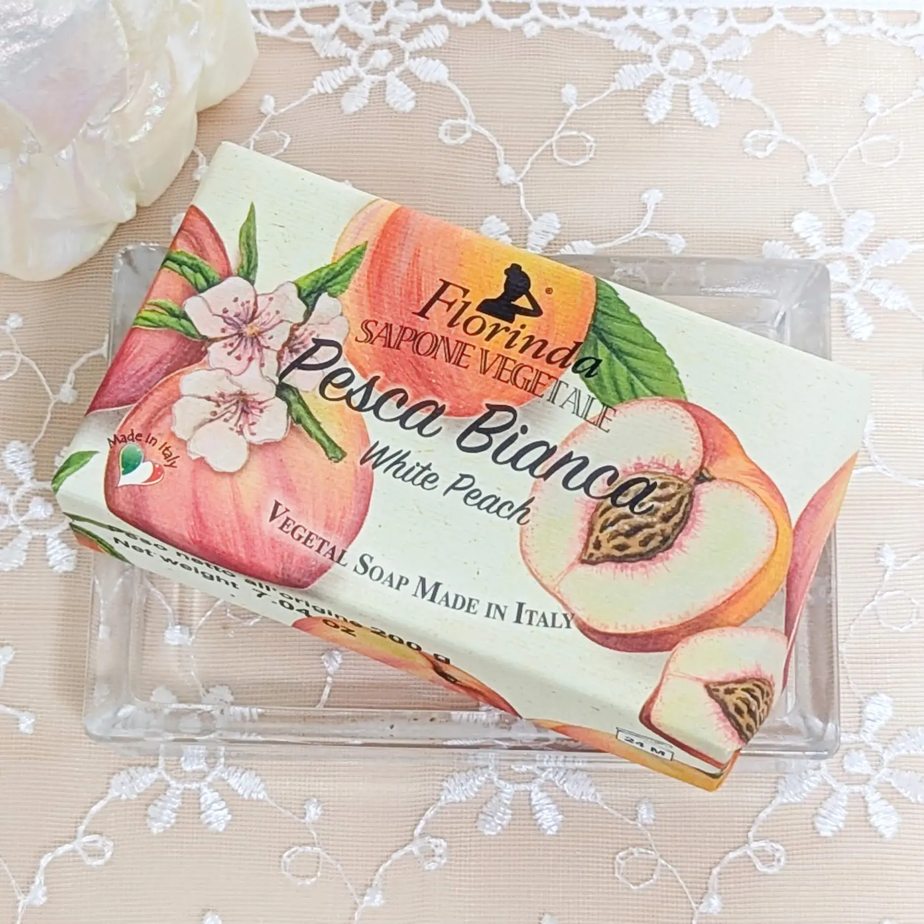 Florinda フロリンダ ソープ ホワイトピーチ 190g