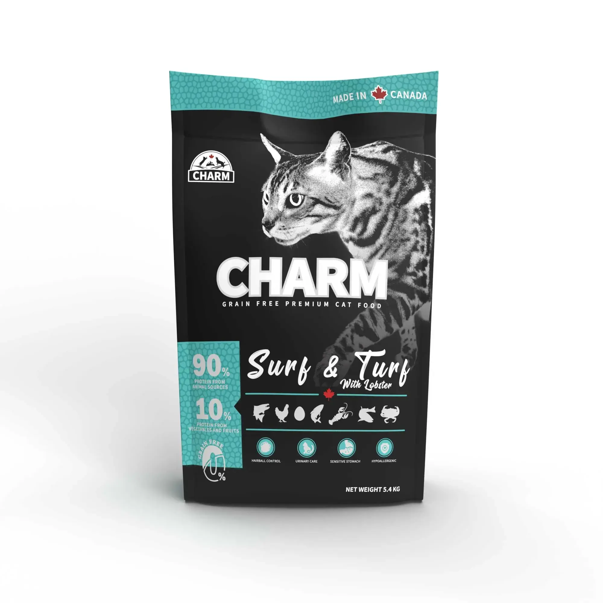 チャーム(CHARM)猫 サーフ&ターフ ウィズ ロブスター キャット 5.4kg カナダ産 キャットフード 総合栄養食
