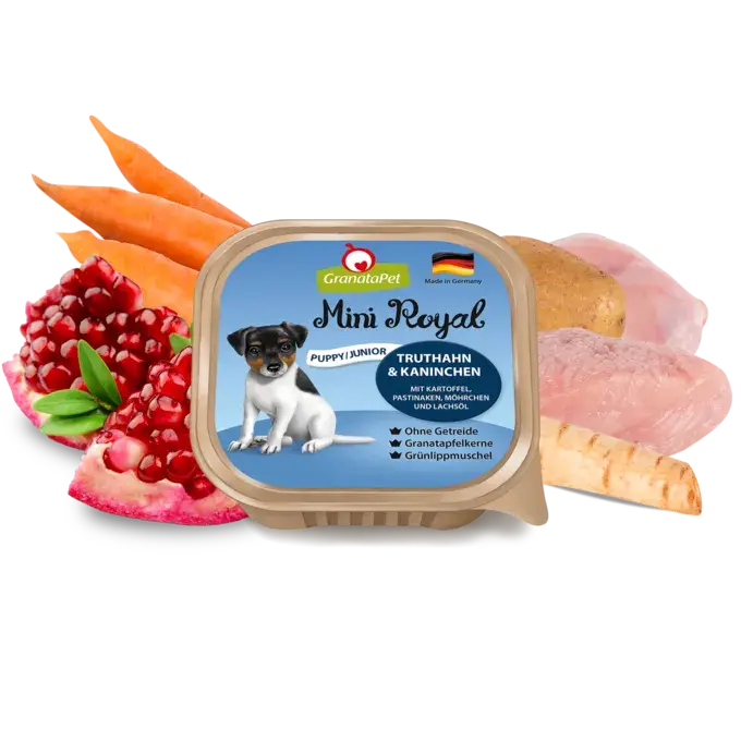 グラナータペット（GranataPet）ミニロイヤル（MINI LOYAL ）パピー ターキー＆ウサギ 150g