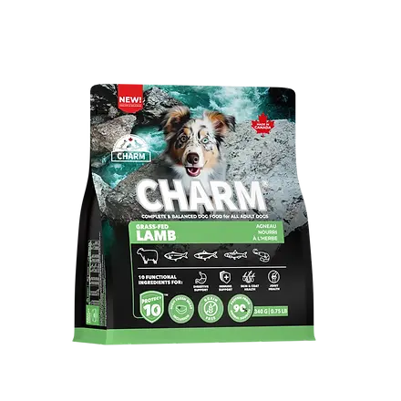 CHARM 草-fedラム ドッグフード チャーム（CHARM）グラスフェッド ラム ドッグフード 340g | SJペット