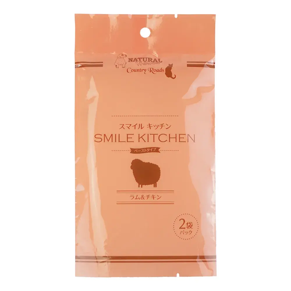 ナチュラルハーベスト スマイルキッチン ラム&チキン 60g×2