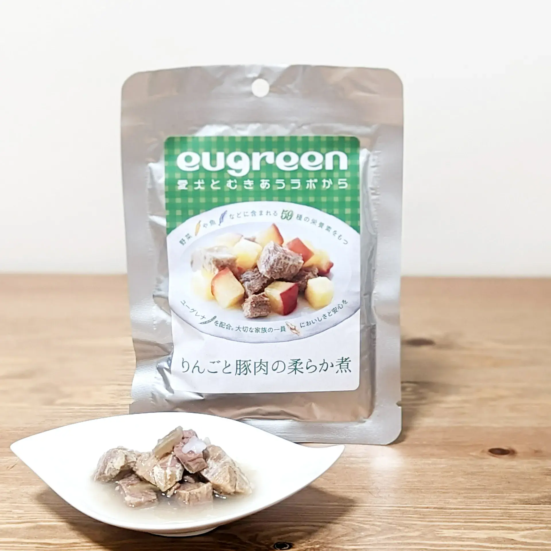 ユーグリーン(eugreen)リンゴと豚肉の柔らか煮 犬用お惣菜(お取り寄せ)